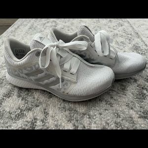 Adidas White/Grey Cheetah Edge Lux Sneakers - Like New (7.5)